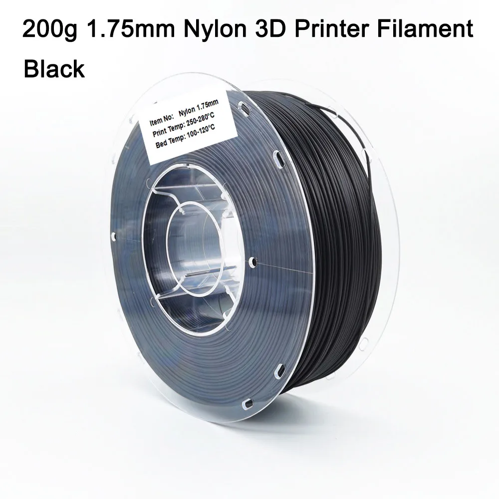 

Nylon 3D Printer Filament 1.75mm 3D Printing Plastic Material 200g 3D Printer Consumables