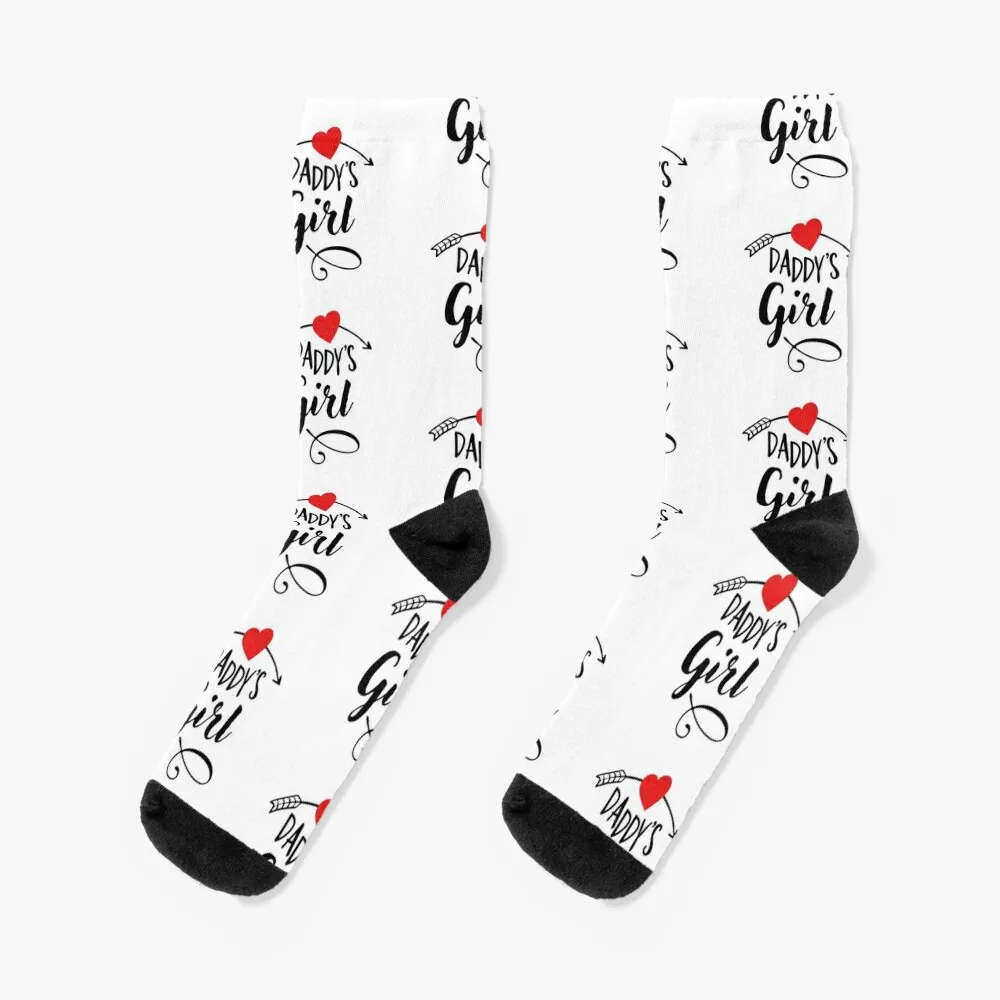 

Daddy's Girl Socks japanese fashion christmas gifts Antiskid soccer Stockings Men Socks Women's