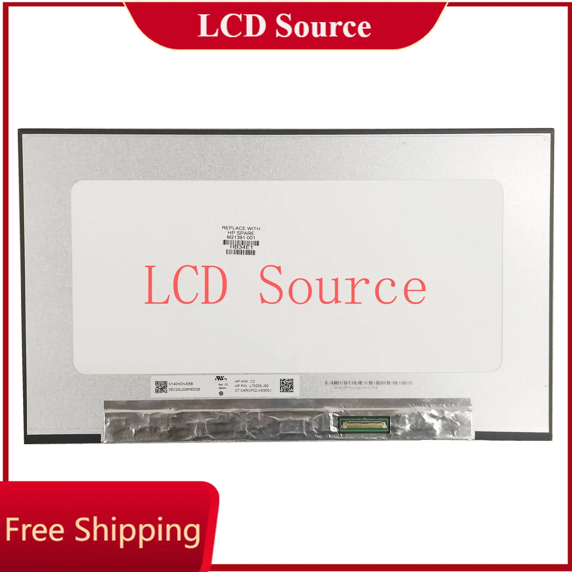 touch-screen-lcd-per-laptop-n140hcn-e5b-60hz-1920-1080-edp-40-pin-da-140-pollici