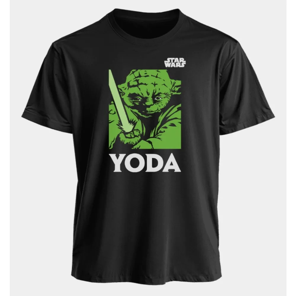 T-shirt girocollo ampia e comoda per uomo e donna sportiva americana a maniche corte stampata a tema Star Wars Y2K