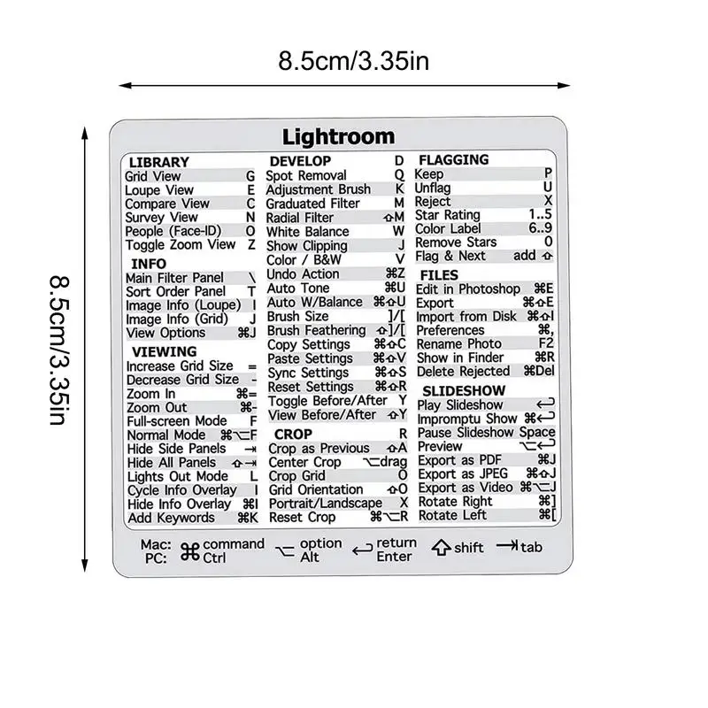 Keyboard Shortcuts Word/Excel Quick Reference Guide Keyboard Shortcut Pc Reference Keyboard Shortcut PVC Decor Laptop Keyboard