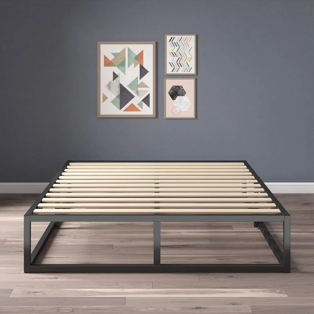 Zinus Joseph 10 Inch Metal Bed Frame with Mattress Support, No Box Spring Needed, Sturdy Steel Construction
