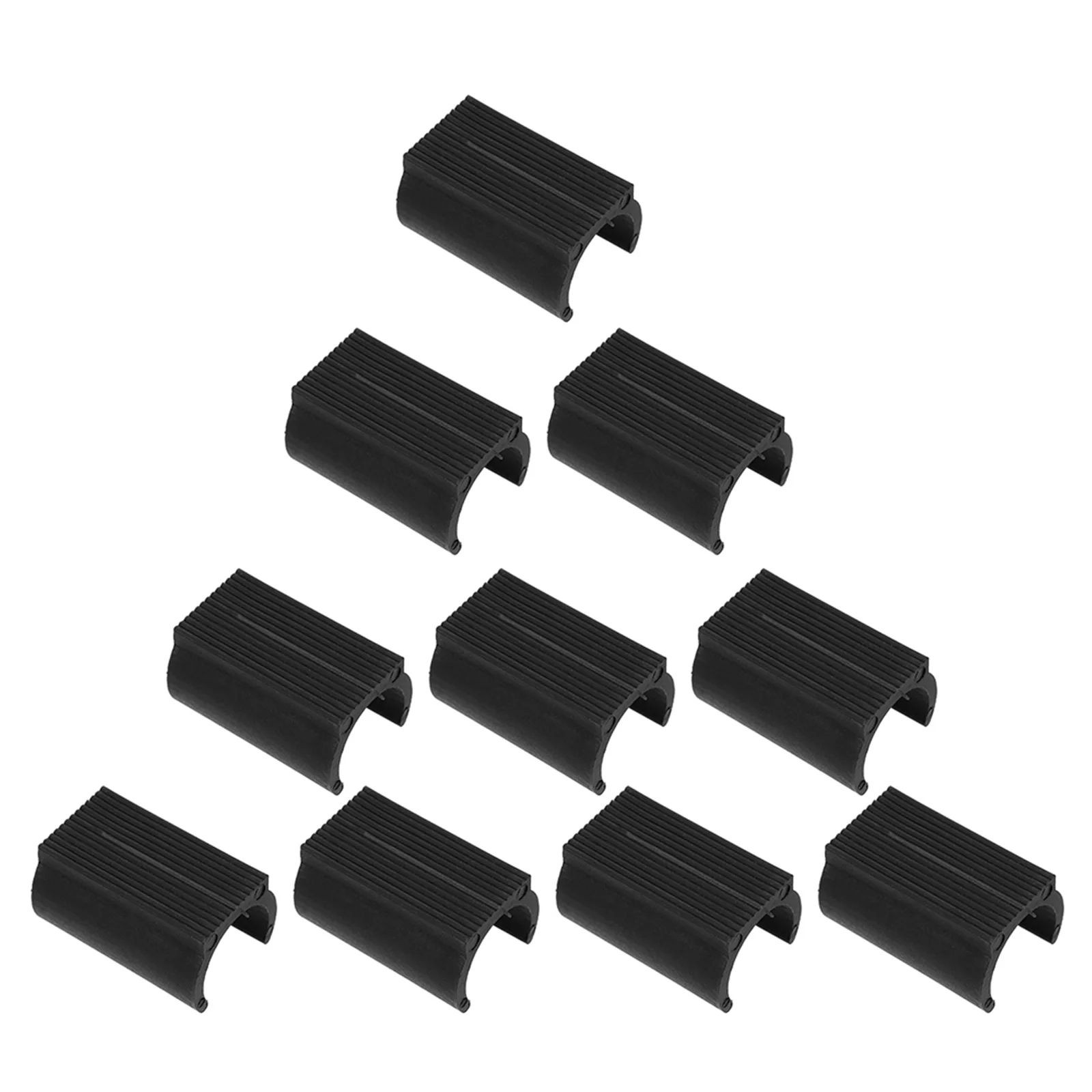 25 шт. противоскользящая накладка U-образный чехол для ног стула, пластиковые колпачки для ножек, защитный рукав для мебели, столов, стульев, батутов