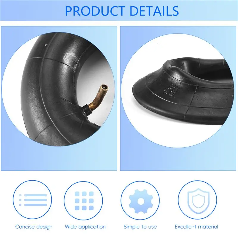 Leading-9X3.50-4 Inner Tube Heavy Duty Tube For 9 Inch Pneumatic Tires, Electric Tricycle Elderly Electric Ecooter 9 Inch Tire