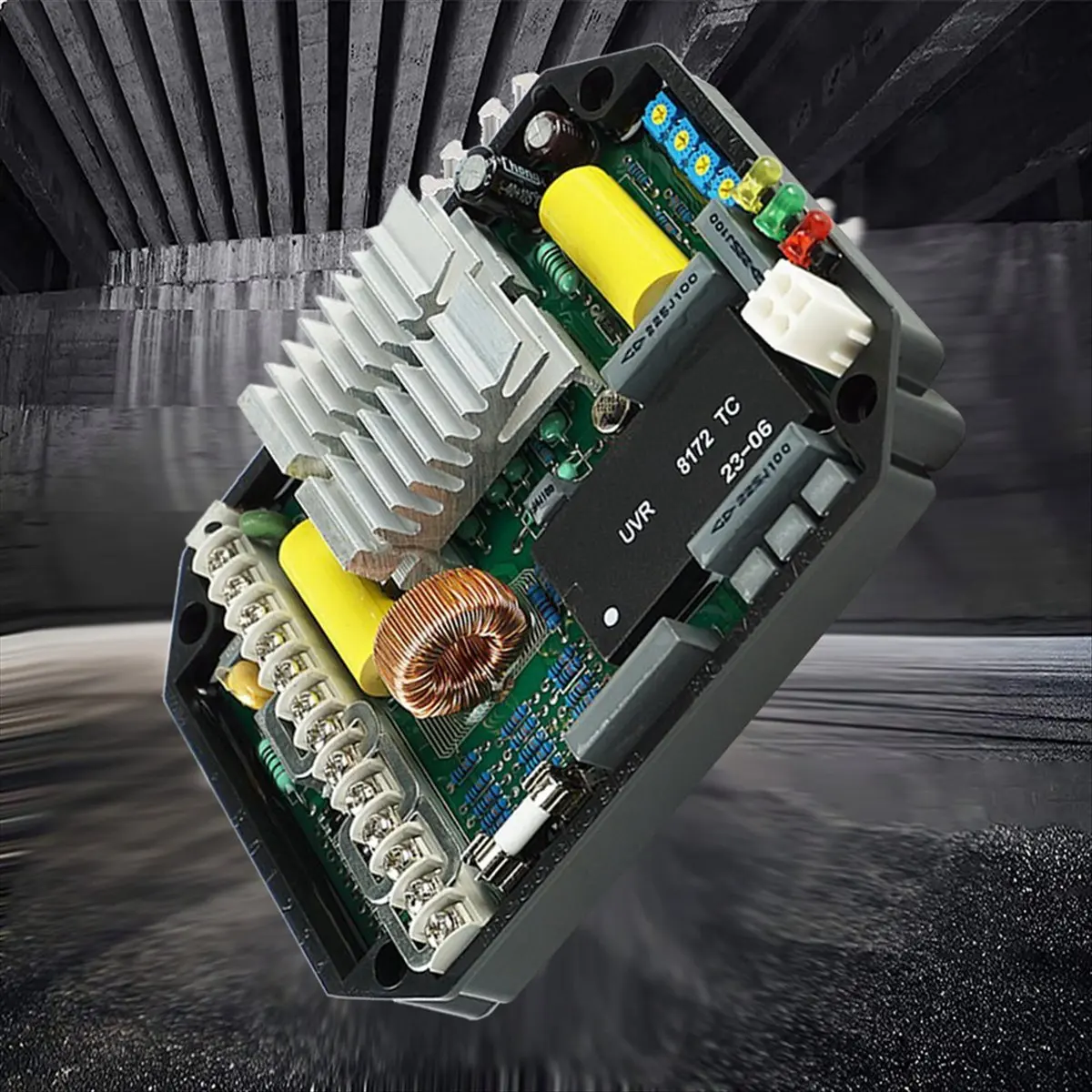 【~ New Y24A】UVR6 AVR Automatic Voltage Regulator Generator Stabilizer Alternator Single Three Phase Adjuster