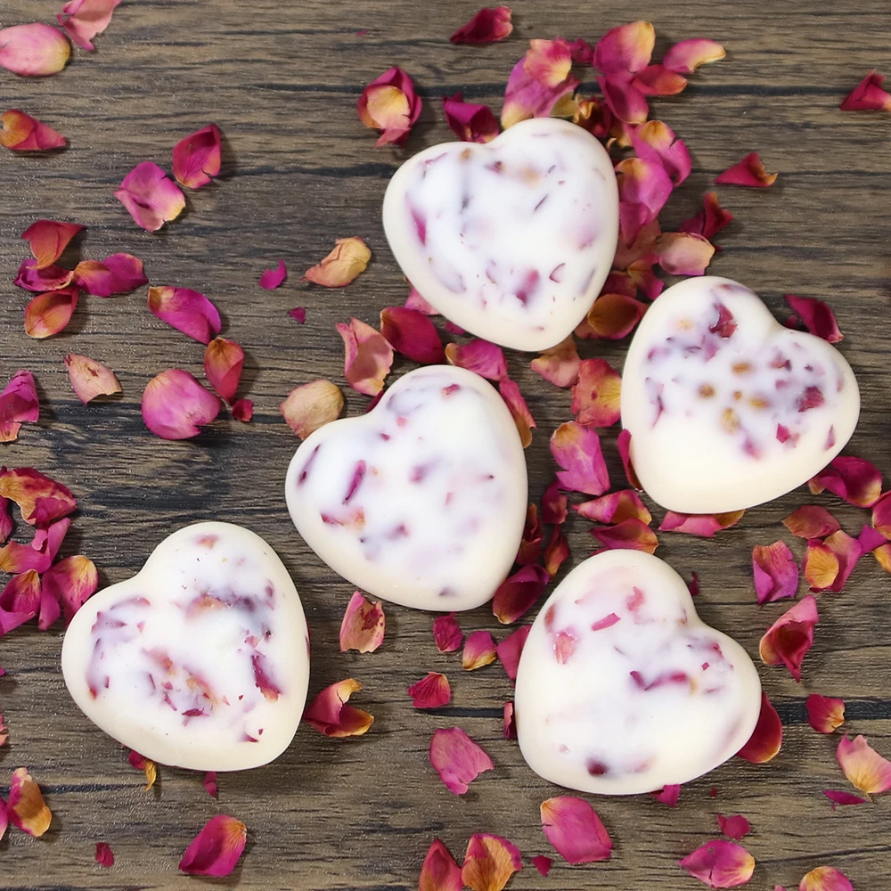 Rose Solid Handmade Lotion Bar 100% Pure Natural Organic Repair Smoothing Brightening Nourishing Skin Care Hand And Body Butter