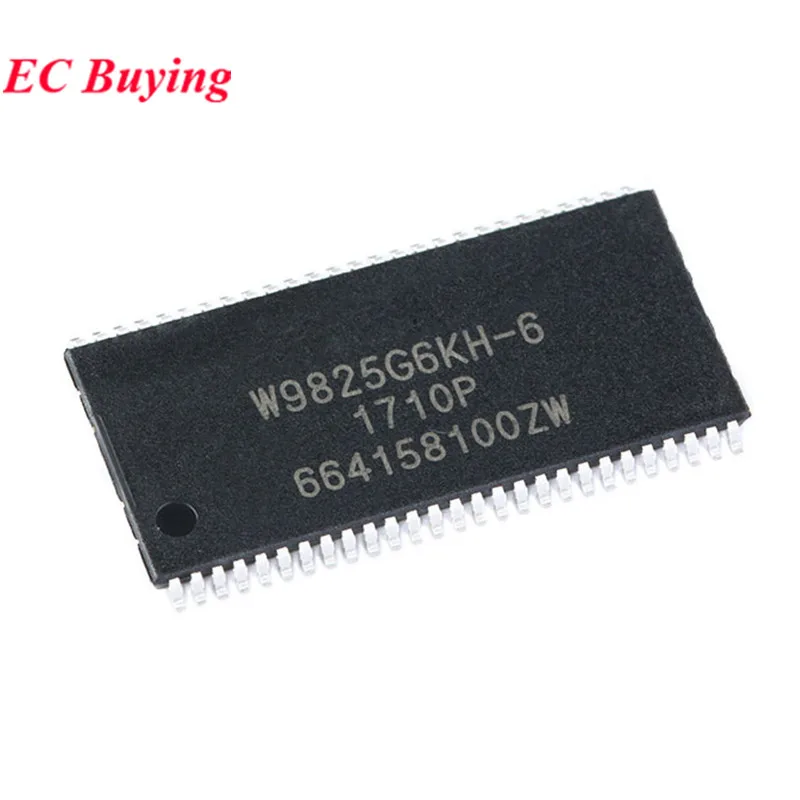 W9825G6KH W9825G6KH-6 W9825G6KH-6I W9825G6JH-6 W9825G6JH W9825G6 TSOPII-54 256M-bits SDRAM Memory Chip IC