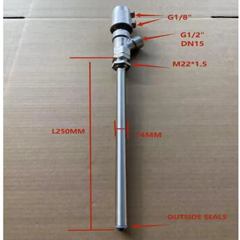 

Free Shipping Anti-Drop Liquid Filling Nozzles SS316 Accessories Of Pneumatic Filler Valves L227mm 5pcs And 250mm out Seals 7Pcs