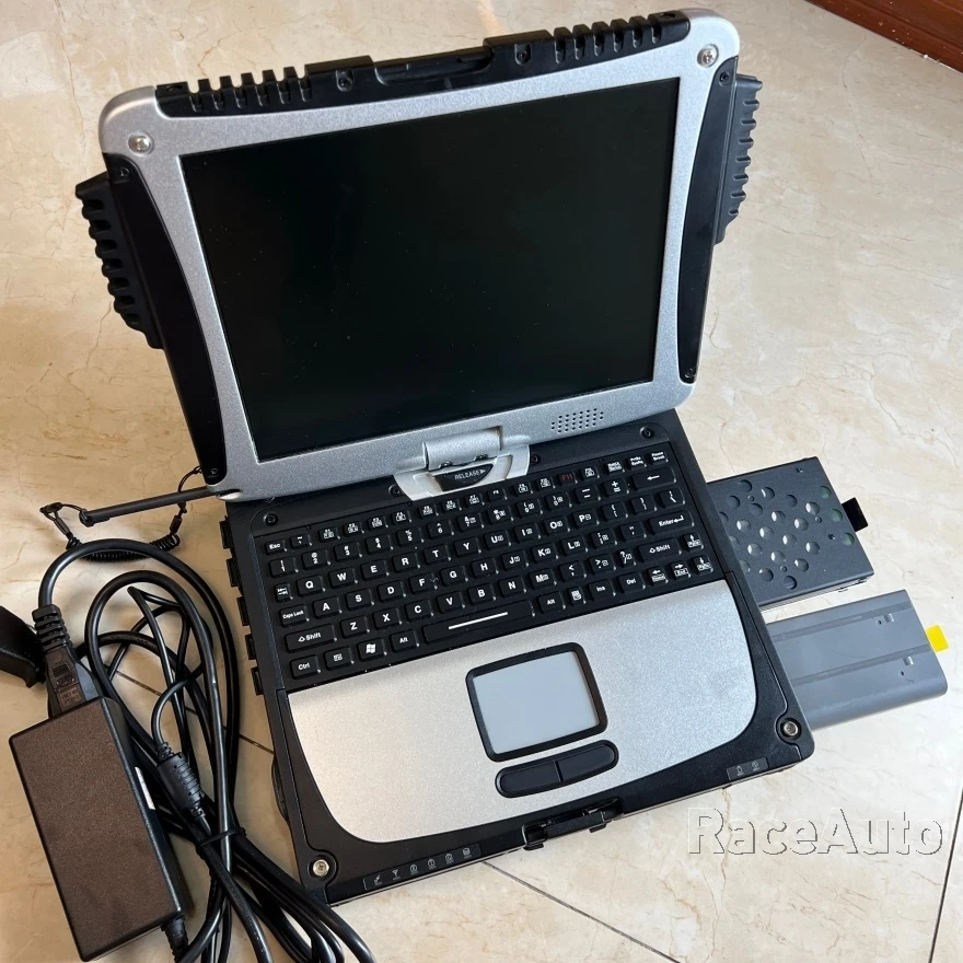 Auto Car Diagnostic Tool for Mercedes MB STAR C4 SD DOIP Connect compact 500GB HDD in i5 cf19 used laptop 4G toughbook cf-19