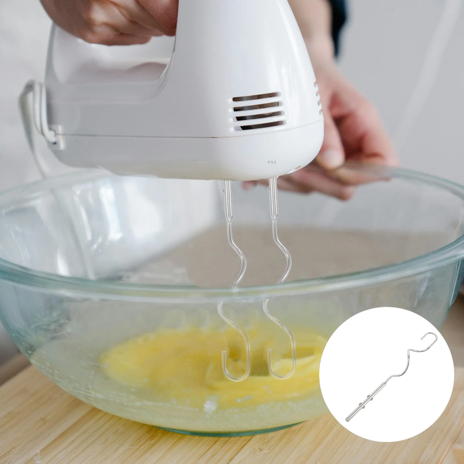 

Electric Mixer Attachment Replacement Steel Beater Dough Hook Universal Mixer Whisk Egg Breaking Kitchen Accessories