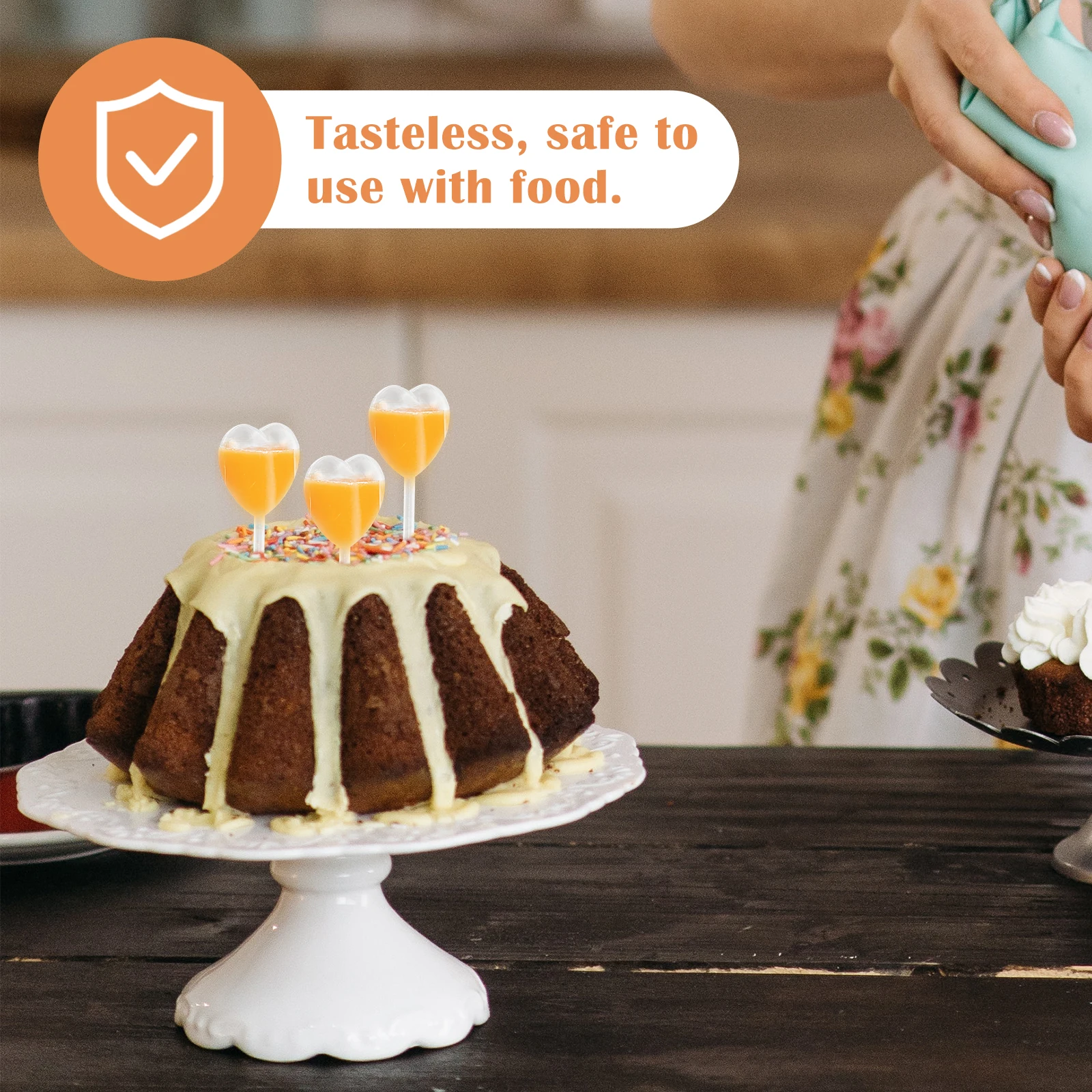 

100 Pcs Pipettes Baking Jam Drip Tube Marmalade Plastic Droppers Paper Cup Cupcake