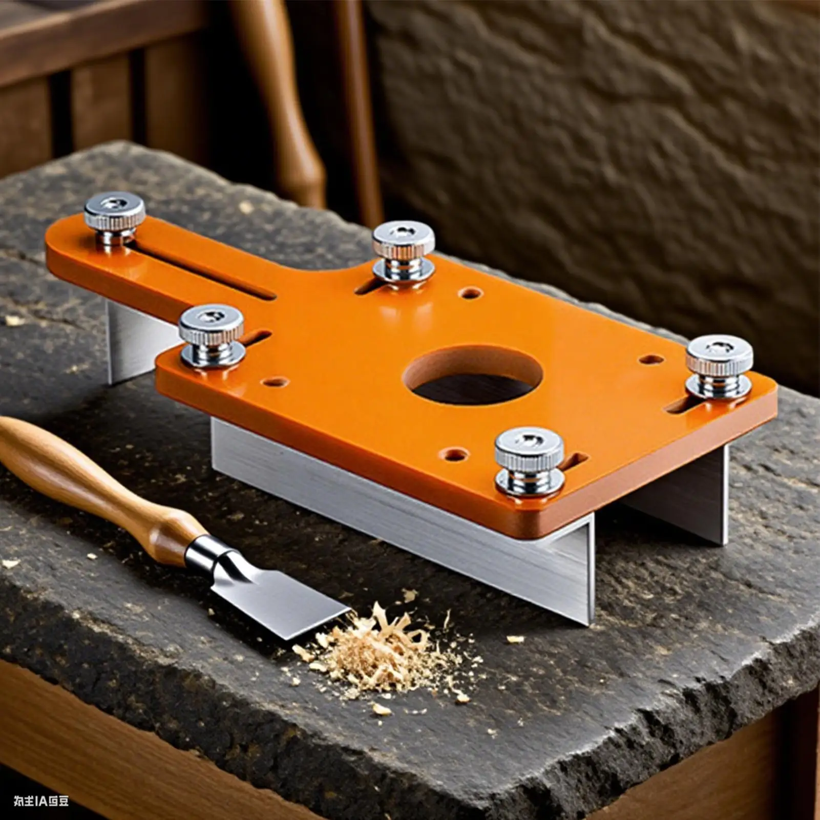 Plantillas de enrutador, plantillas de enrutador ergonómicas para carpintería, tablero ajustable, guía de herramientas de ranurado de arco para entusiastas de la joyería hecha a mano