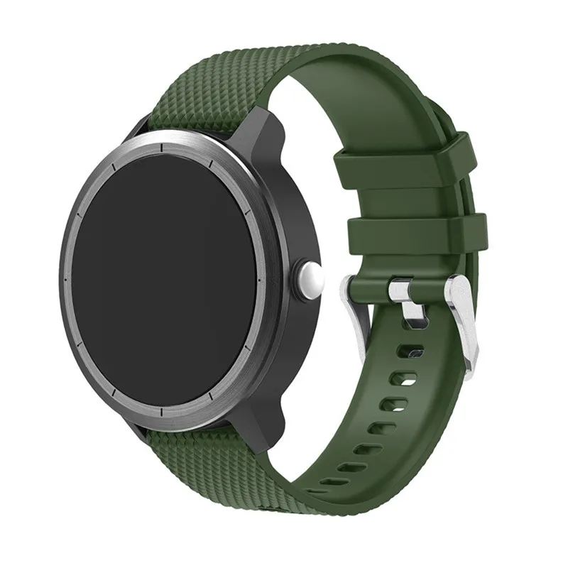 Buntes Weiches Silikon-Ersatzarmband für Garmin Vivoactive3 Vivomove HR Smart-Armband für Garmin Vivoactive 3 Uhrenarmband – Detail 9