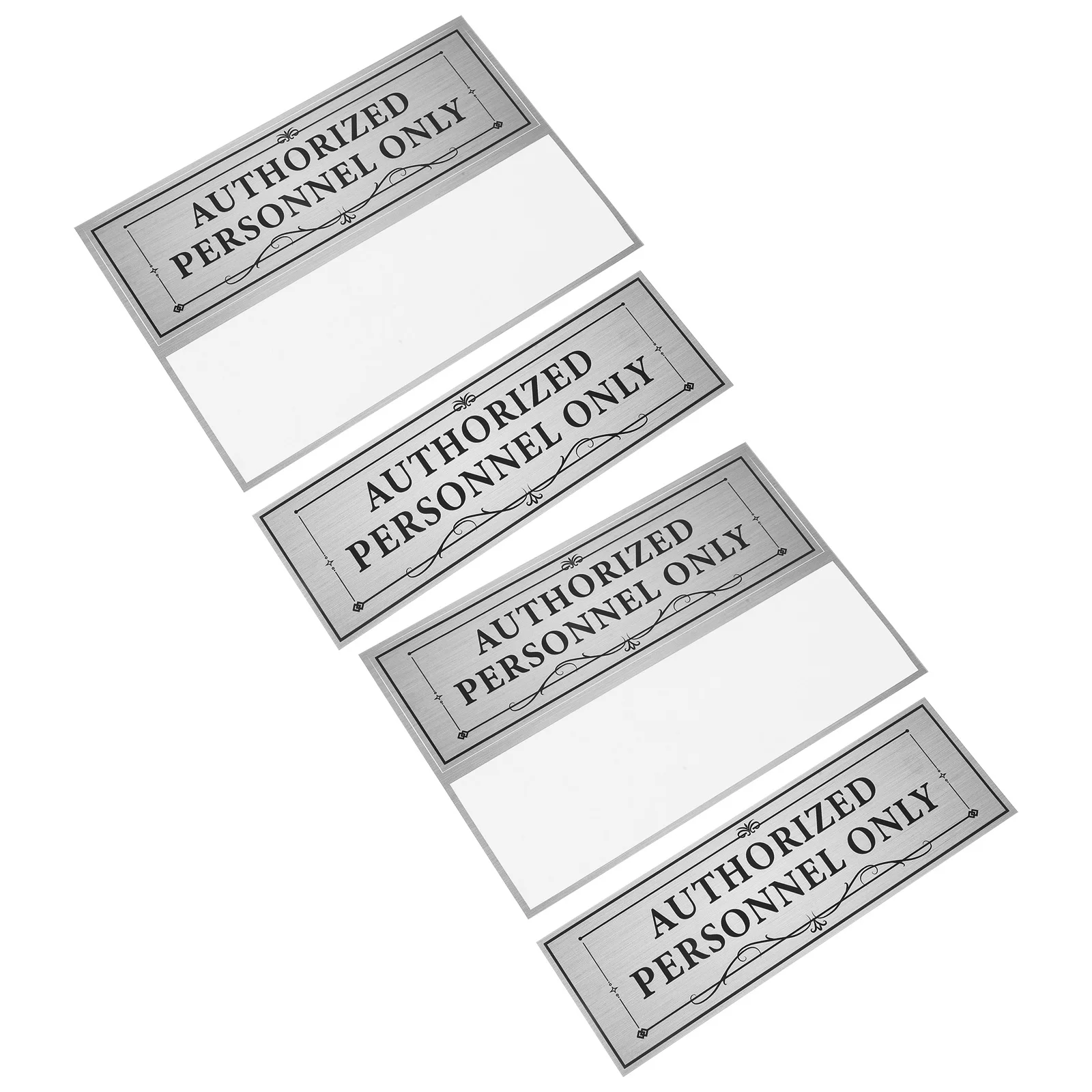 

4 шт., табличка только для сотрудников, прочная наклейка доступа к персолету из ПВХ для офисной двери, стены, рабочего места, ресторана, водонепроницаемая безопасность
