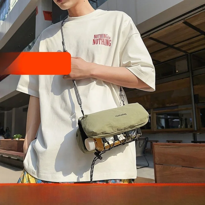 Casual Sporty Crossbody Bag Lightweight Multi-layer Mobile Phone Bag for Men And Women Suitable for Students And Sports