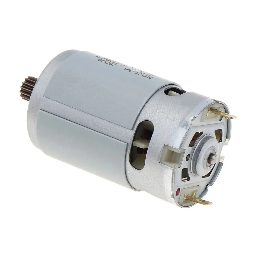 Mini 21V RS550 Motor 14 Teeth 4/6 Inch Brushed Motor Cordless Metal Power Tool Accessories Parts