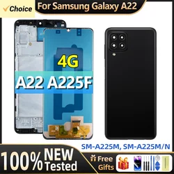 100% Test Super AMOLED For Samsung Galaxy A22 4G A225F A225F/DS A225 LCD Touch Screen Digitizer Repair Parts For Samsung Display