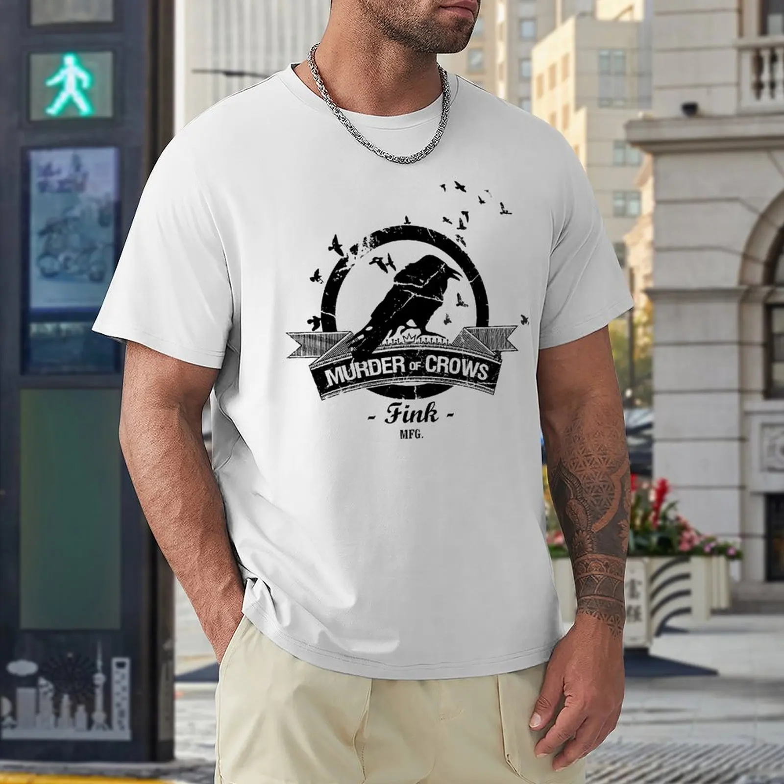 Bioshock Infinite Murder of Crows Vigor Fresh T-shirt Sports T-shirts Hot Sale Funny Novelty Travel USA Size