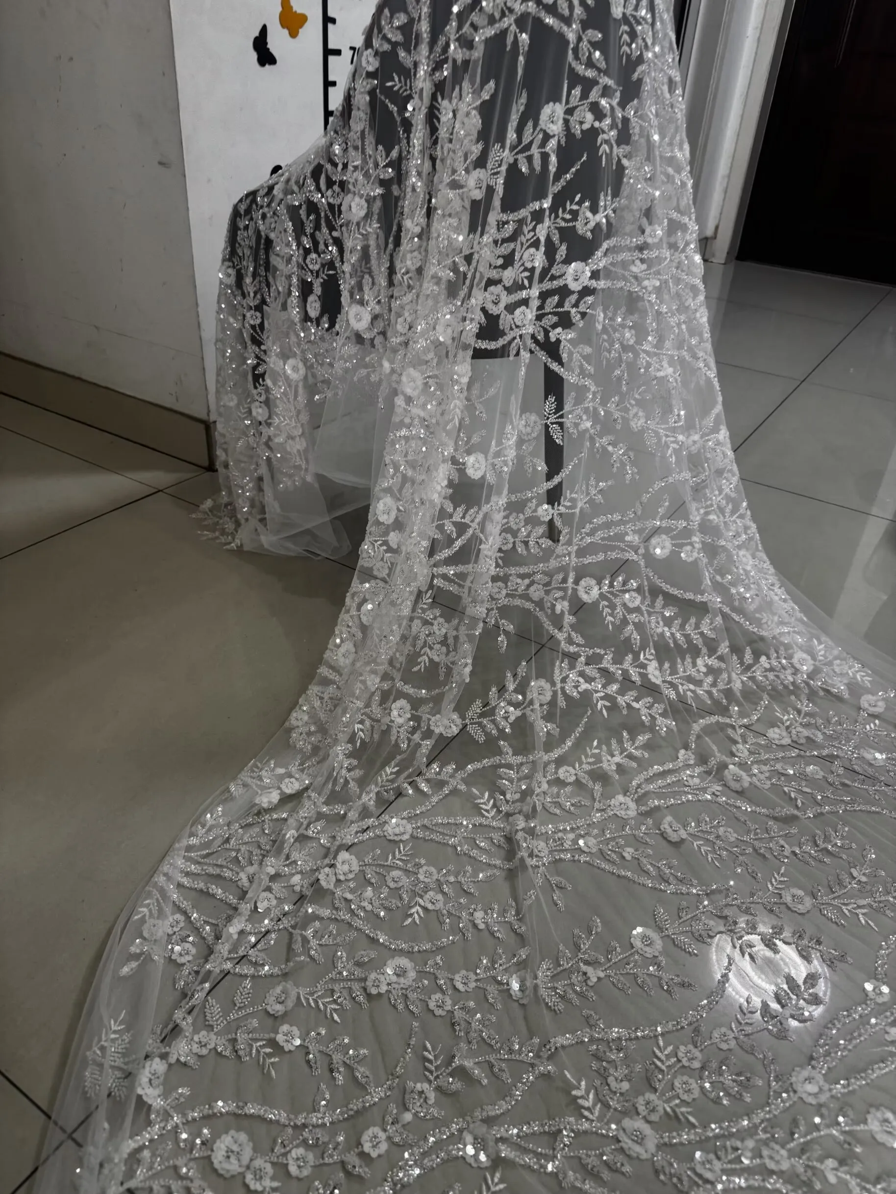 Tela de Tul con Lentejuelas Bl - Glitter Tablecloth reseña y precio