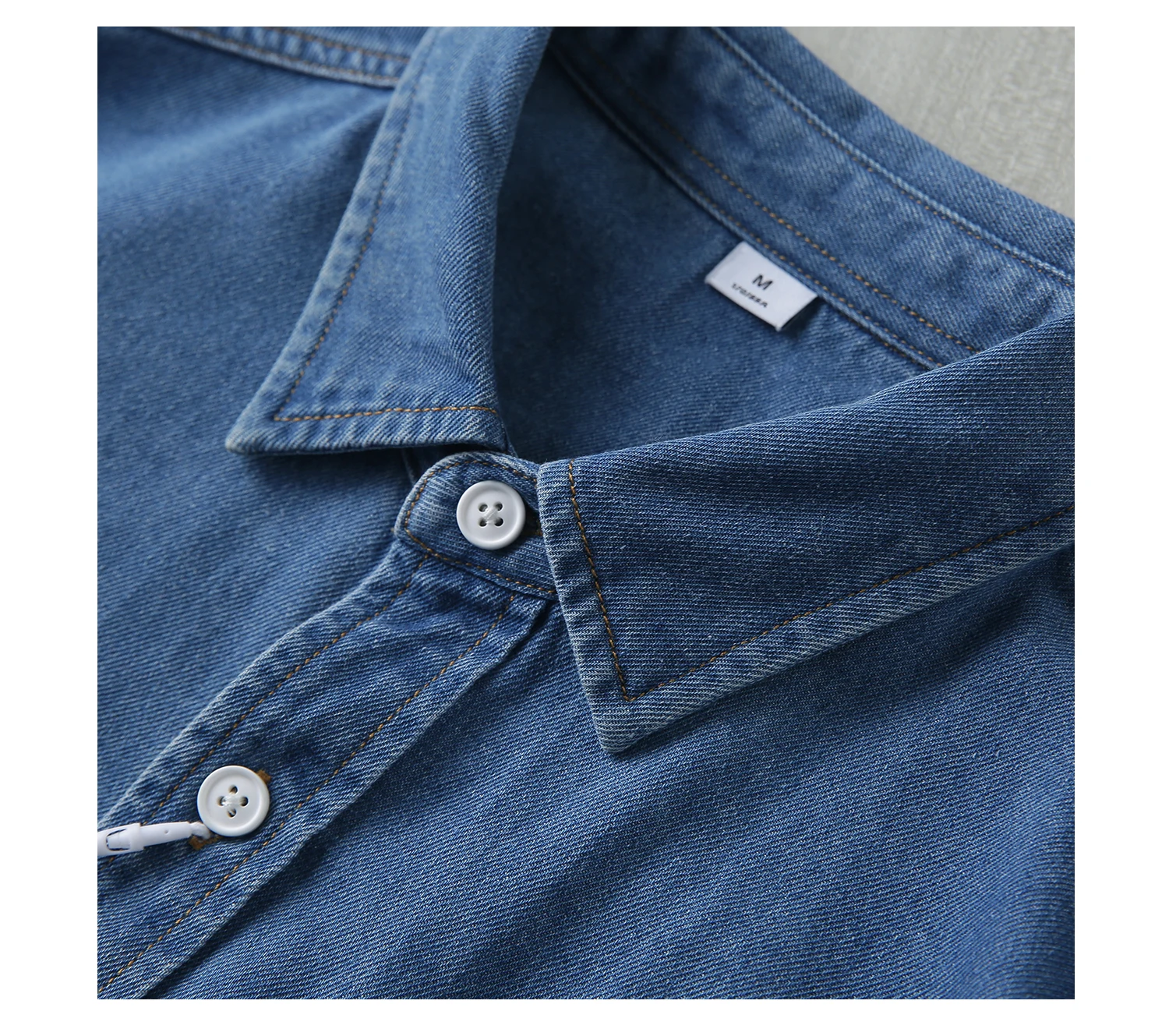 100% Cotton Washed Denim Shirts for Men Summer Thin Short Sleeve American Vintage Casual Workwear 24ss Y2k Youth Male Tops Coats