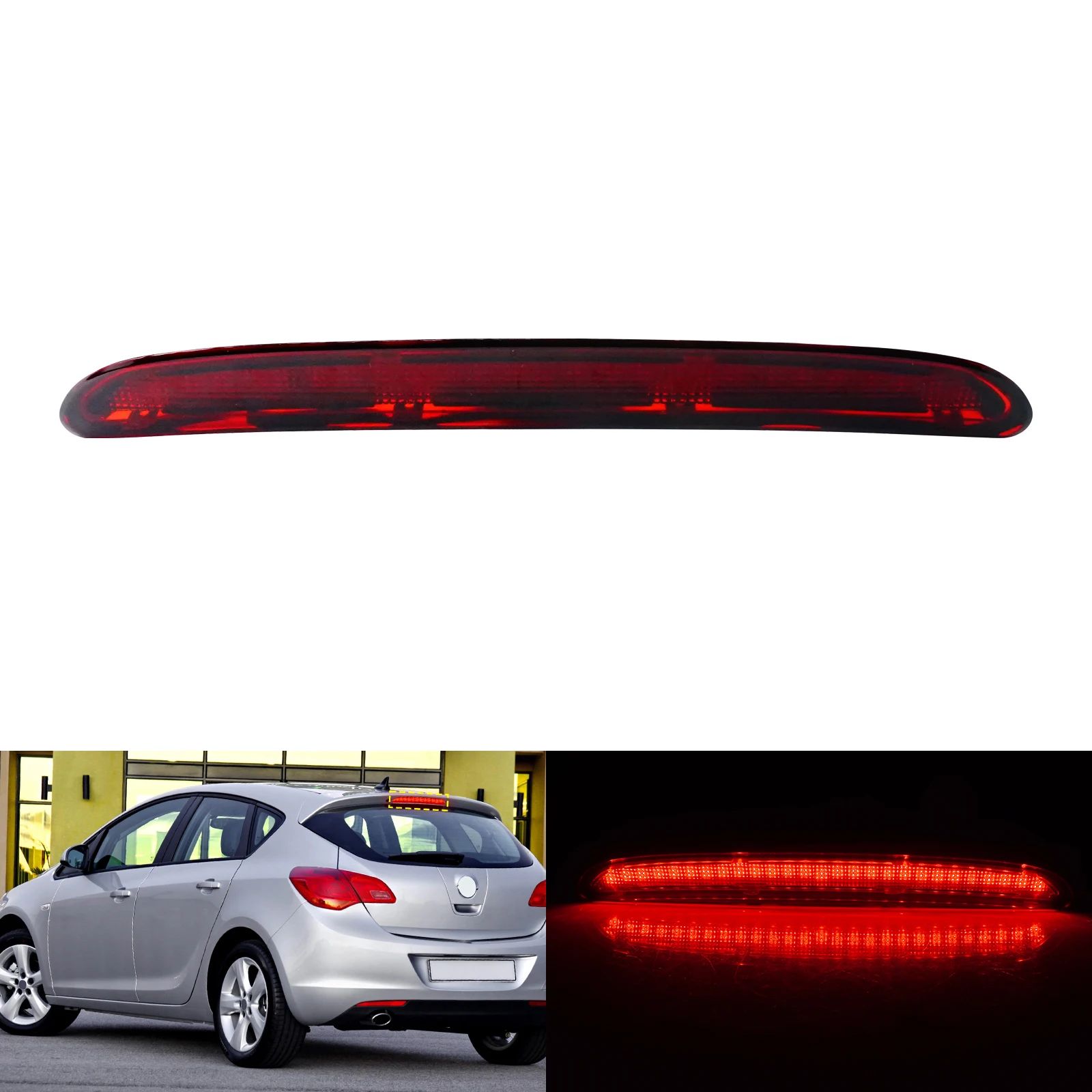

High Level LED Third Stop Brake Tail Light Lamp For Vauxhall Astra J MK6 2009-15