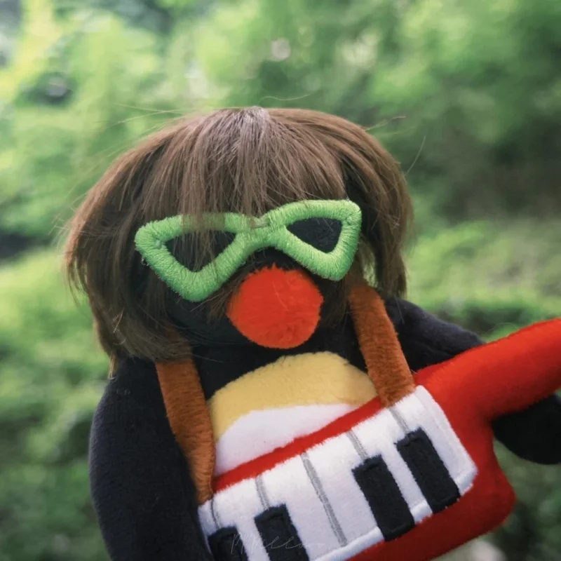 พวงกุญแจตุ๊กตาเพนกวินซีรีส์ดนตรี นิว ออริจินัล พินกู น่ารัก ใช้ตกแต่งกระเป๋าเป้ ของขวัญคริสต์มาสสำหรับเด็กผู้หญิง