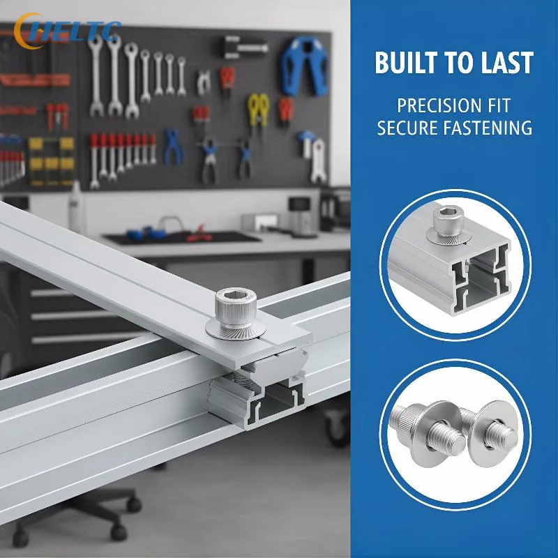 1PC Aluminum alloy Solar Module Rails Profile Connectors Aluminium Mounting Connection Photovoltaic Bracket Guide Rail Connector