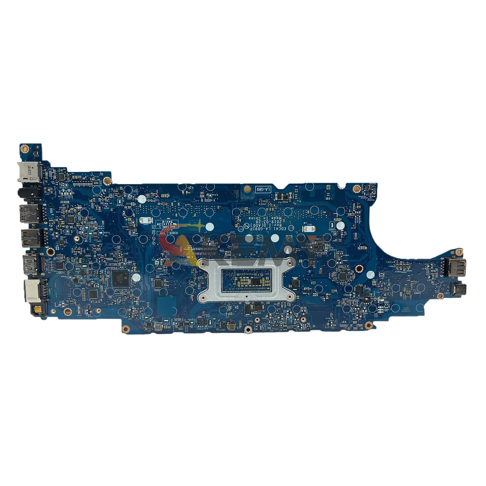 Материнская плата LA-G891P для DELL Latitude 5400 с процессором i5 i7 8-го поколения EDC41 CN-03WM4C 0HJD1J, 100% полностью протестирована