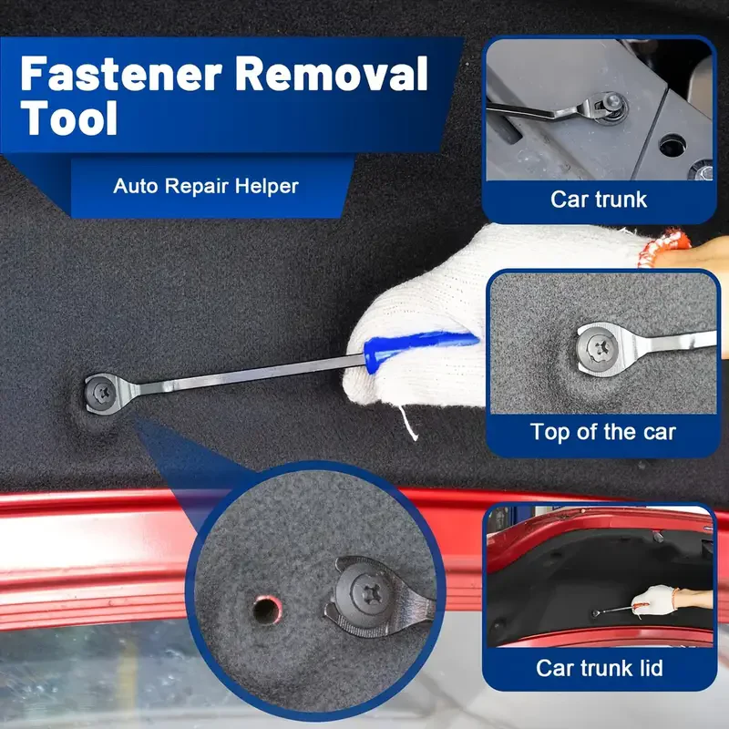 مجموعة من كماشة تفكيك مشبك لوحة السيارة، مجموعة أدوات تفكيك أجزاء تثبيت السيارة، مجموعة إصلاح لوحة أدوات لوحة الباب #4