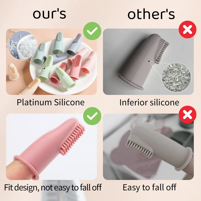 Cepillo de dientes de silicona - Baby Products Essentials reseña y precio
