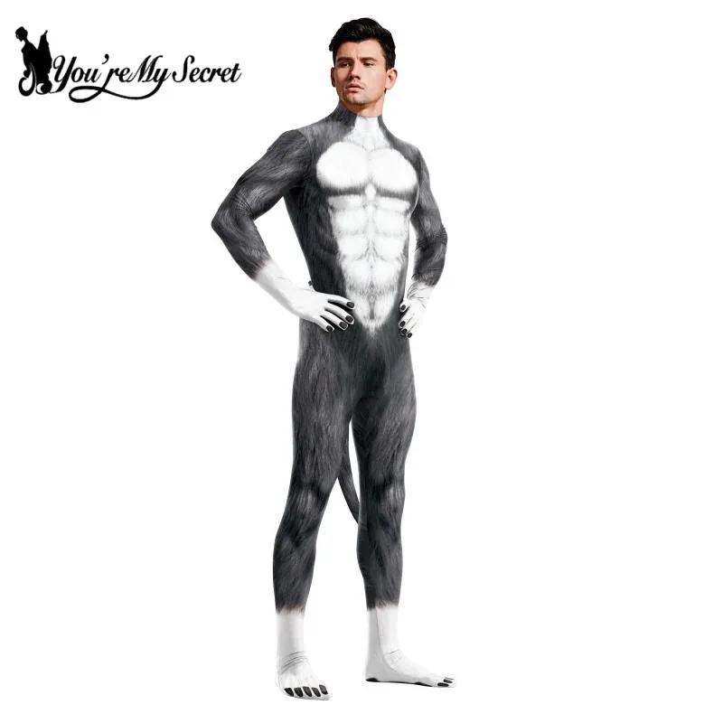 

2025 yiyi2025yiyiHalloween Cosplay Party Animal Cow Print Costume Anime Onesies For Adult Zentai Bodysuit Loungewear Summer Romp