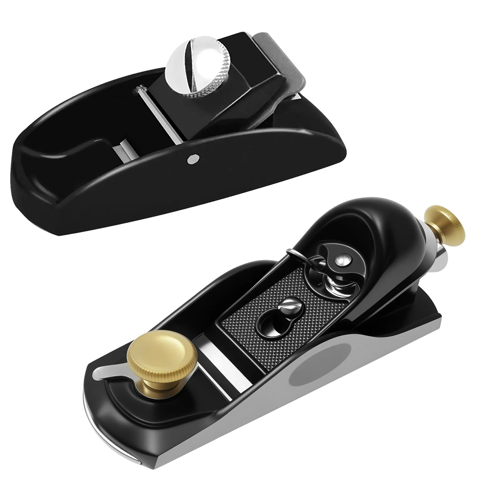 

Строгальный станок из углеродистой стали, мини-ручной строгальный станок с регулируемой глубиной резки, деревообрабатывающий инструмент для обрезки, полировки, удаления заусенцев