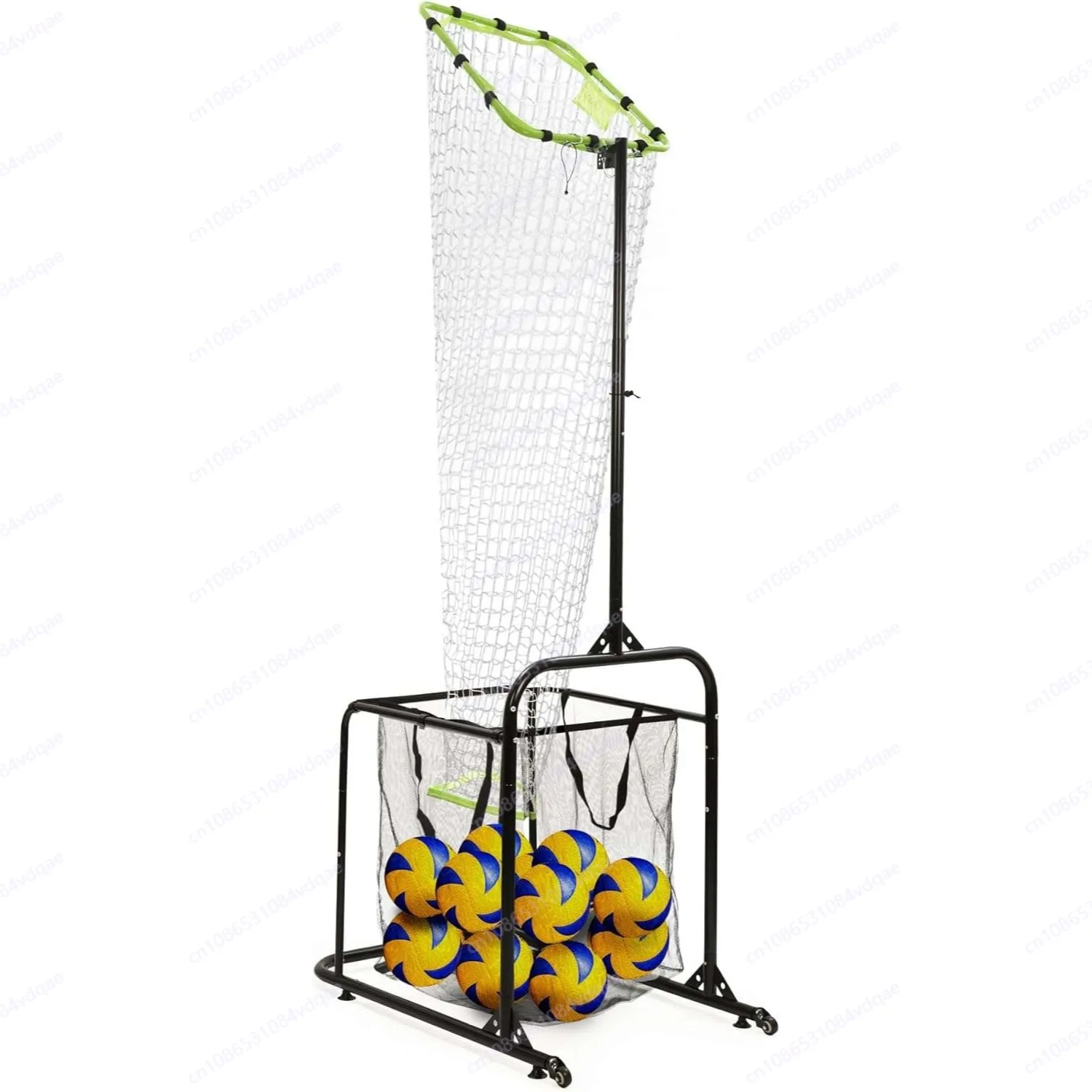 

Portable volleyball practice training net Adjustable multi-functional ball collector Practice net Easy to assemble and carry