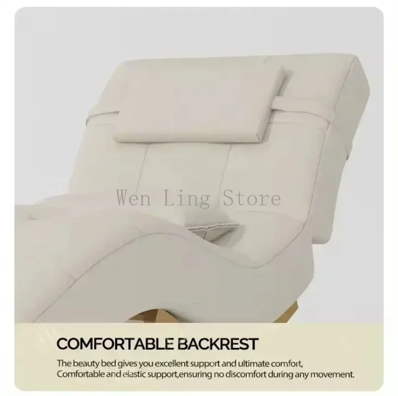 Facial Beauty Bed Massage Couch Eyelash Bed Folding Adjustable Massage Chair Beauty Curve De Beautician Stretcher Camilla Spa