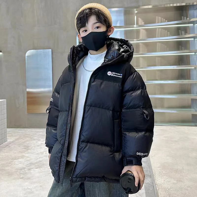 男の子と女の子のための綿のジャケット,防風アウター,厚くて美しいコート,10代の若者のための暖かい,子供のためのクリスマスギフト,冬,秋,2024