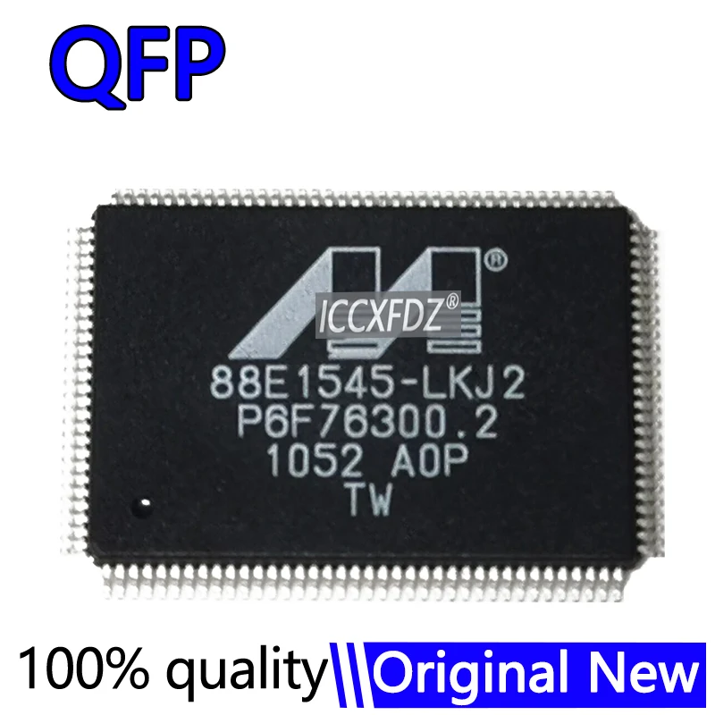 

2-5Pcs/lot New 88E1545 LKJ2 88E1545-LKJ2 QFP-128 IC in Stock