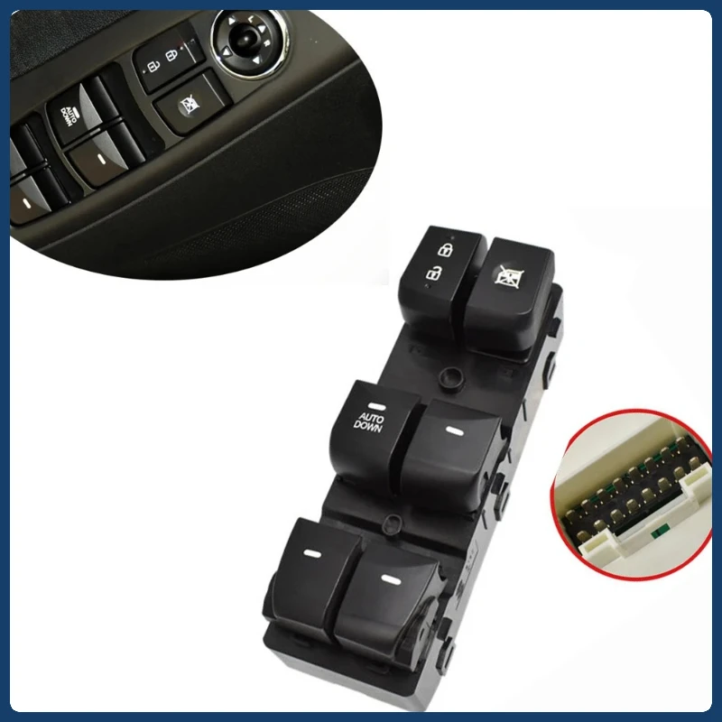 

93570-4V000 для Hyundai Elantra 2012-2016 авто вниз переключатель управления стеклоподъемником автомобиля кнопка переключателя стеклоподъемника
