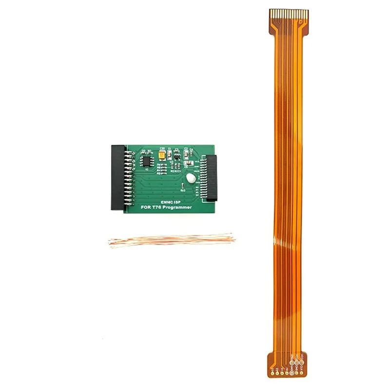Qy-EMMC ISP كابل التوصيل 60Mhz 28MB/S لوح مهايئ خاص لبرمجة EMMC داخل الدائرة لمبرمج T76