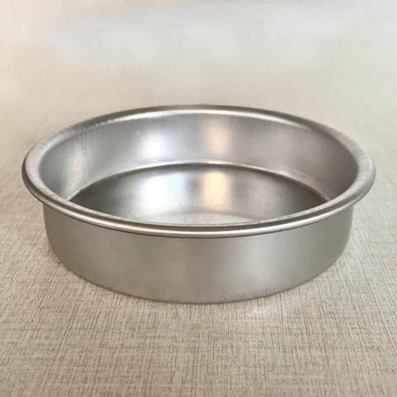 Set of 10 Small Cake Aluminum Molds Nonstick Bakings Cups Metal and Darioles Moulds Western Cake Cup B03E