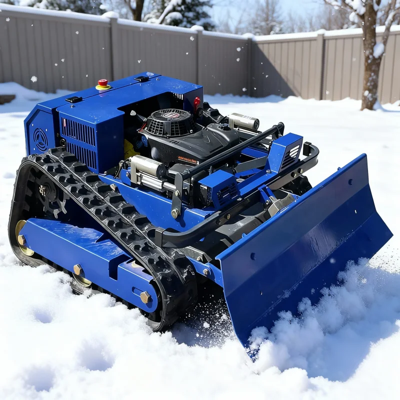 تخصيص الذكية المسار من نوع جزازة الشتاء الثلوج إزالة التلقائي بالكامل التحكم عن بعد معدات الزري