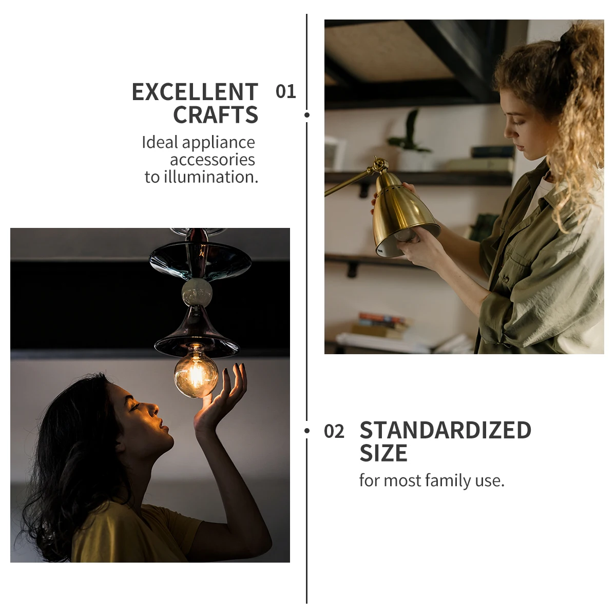 

6pcs E14 Lamp Holder Light Socket Bulb Base Self-Locking Screw Type For E14 Light Bulbs Replacement Lighting Accessory