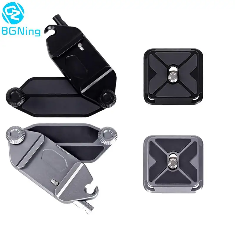 Quick Release Backpack Strap Clip Universal Waist-mounted DSLR Camera Quick Switch Plate Clamp Photography Accessories