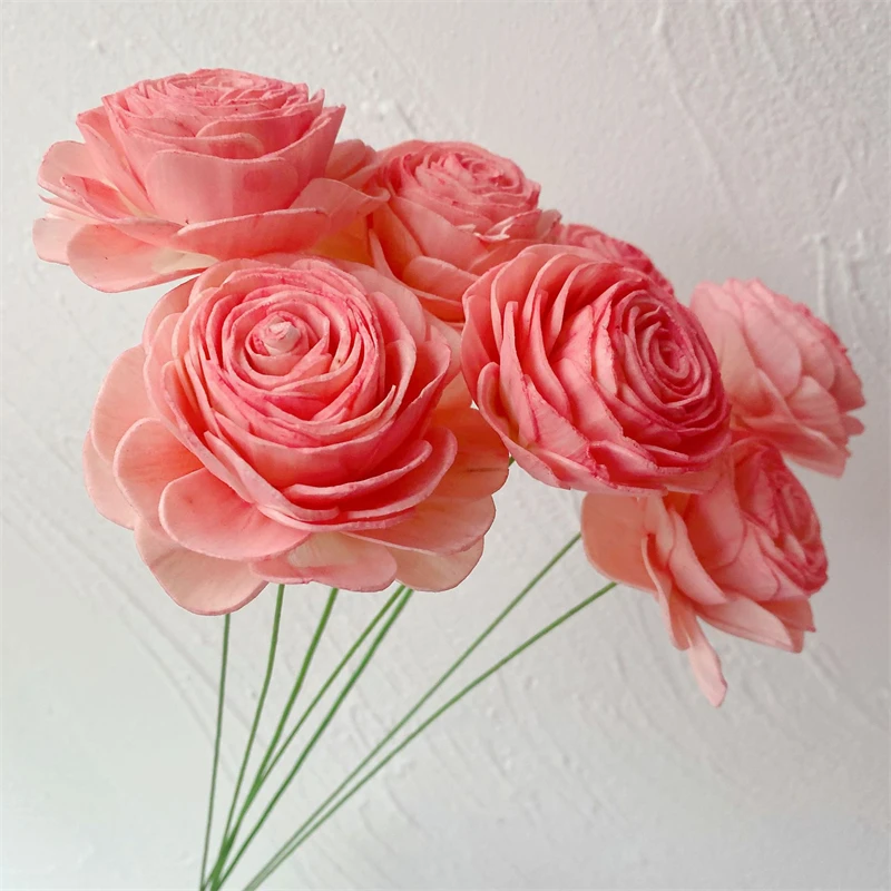 Home Crafts Flower Made Of Tongcao Simulation Flower Rose Fragrance Beautification Air Interior Decoration No Fire Aromatherapy