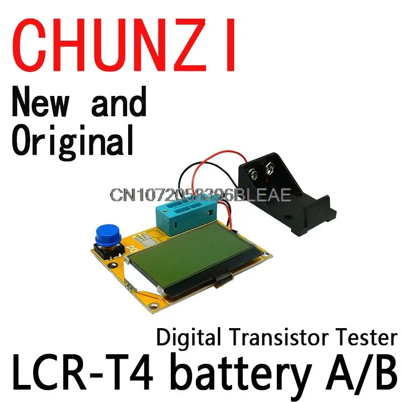 LCR-T4 LCD cyfrowy Tester próbnik elektroniczny miernik dioda trioda pojemność miernik parametru ESR M328 bateria dla MOSFET/JFET/PNP/NPN L/C/R1