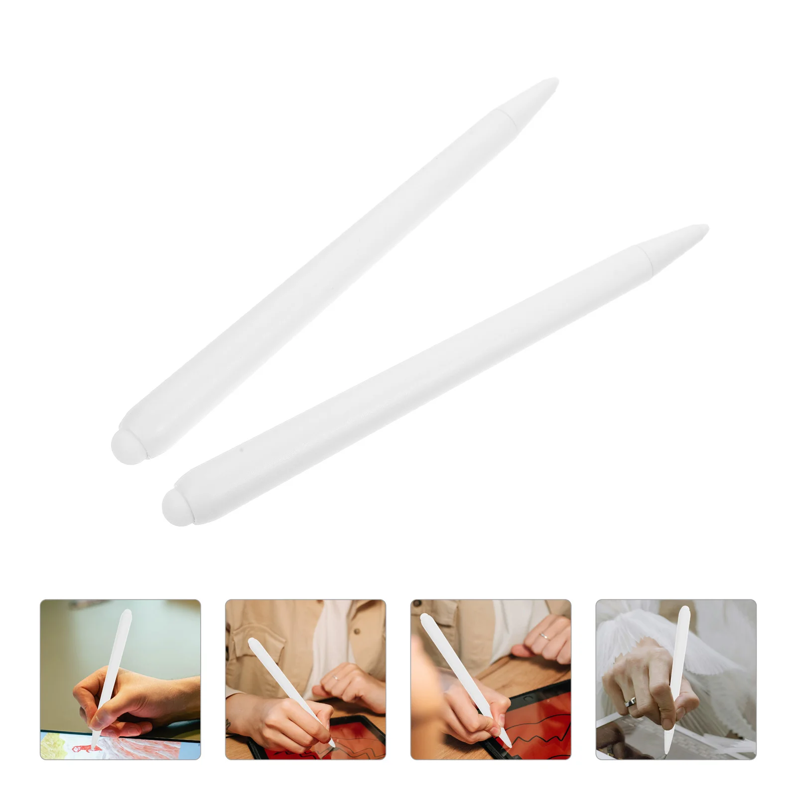 

2 Pcs Electronic Whiteboard Pen Touchscreen Computer Pens for Stylus Screens Handwriting Tablet Abs