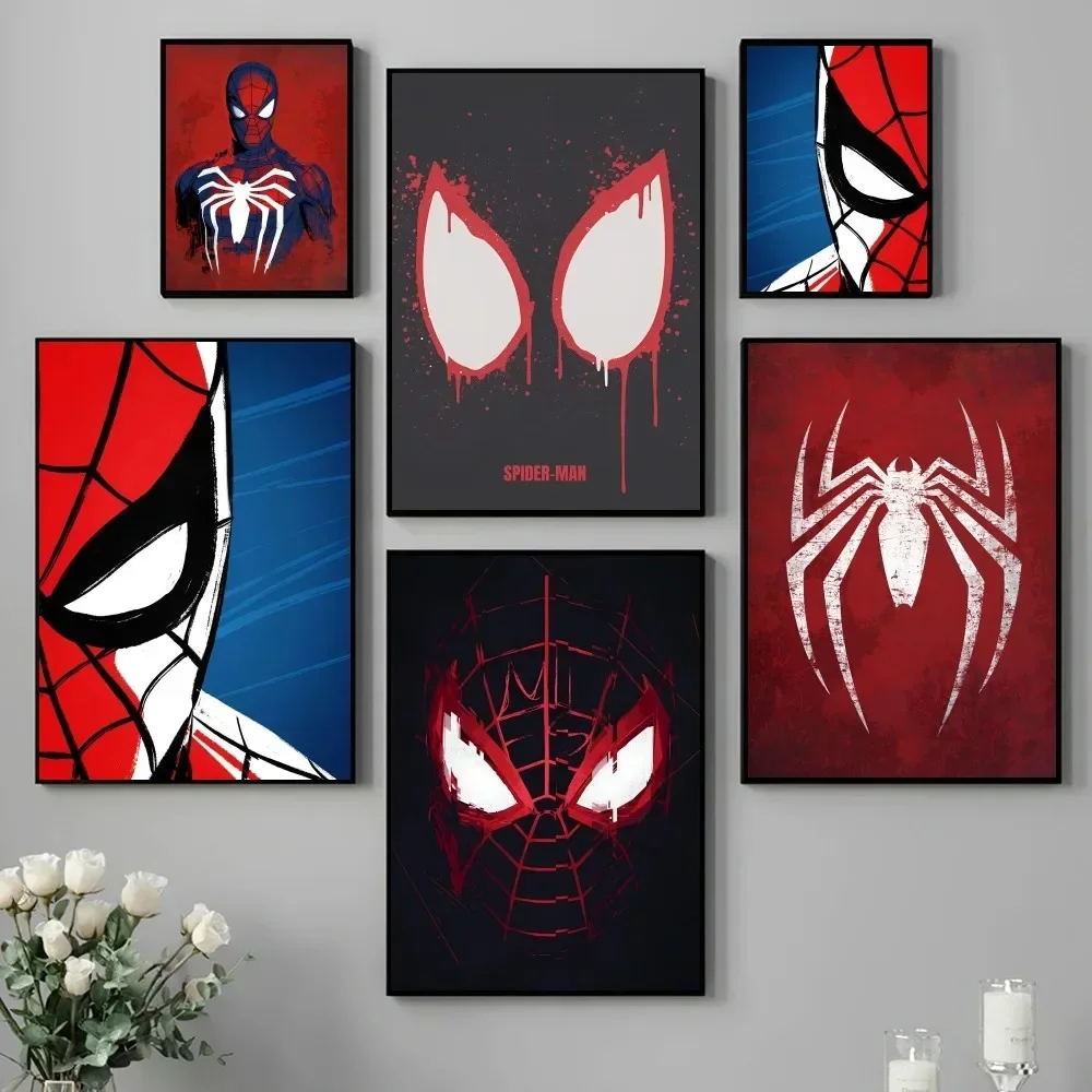 1pc Avengers M-Marvel Spidermans Poster Paper Print Home Living Room Bedroom Entrance Bar Restaurant Cafe Art Painting Decor