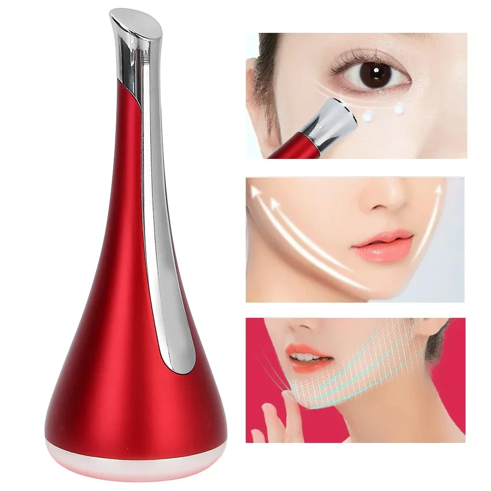 Photon Magnetic Inductive Face Care Device Microcurrent Face-Lifting Massager Small Dumbbell Gyroscope Beauty Device Household