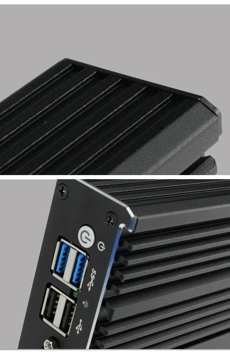 جهاز كمبيوتر صغير بدون مروحة جدار حماية ، Intel Celeron J4125 ، جهاز توجيه لين ، رباعي النوى ، 4x LAN ، G ، i226V ، بطاقة الشبكة ، pfsense ، OPNsense