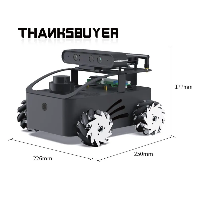 ROS2 V550 メカナムホイールバージョン ROS ロボットロボットカーキット LubanCat1S LubanCat4 4GB 8GB 開発ボード RGB カメラ付き