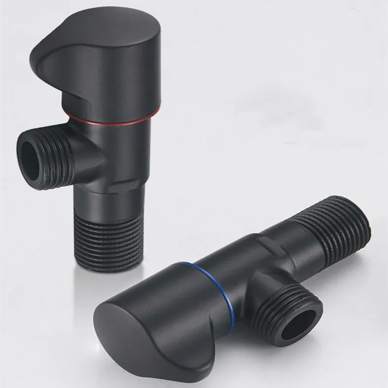 

Наполняющий клапан, черный G1/2, водонагреватель из нержавеющей стали, смесители для горячей и холодной воды, угловые клапаны для дома, кухни, ванной комнаты, аксессуары